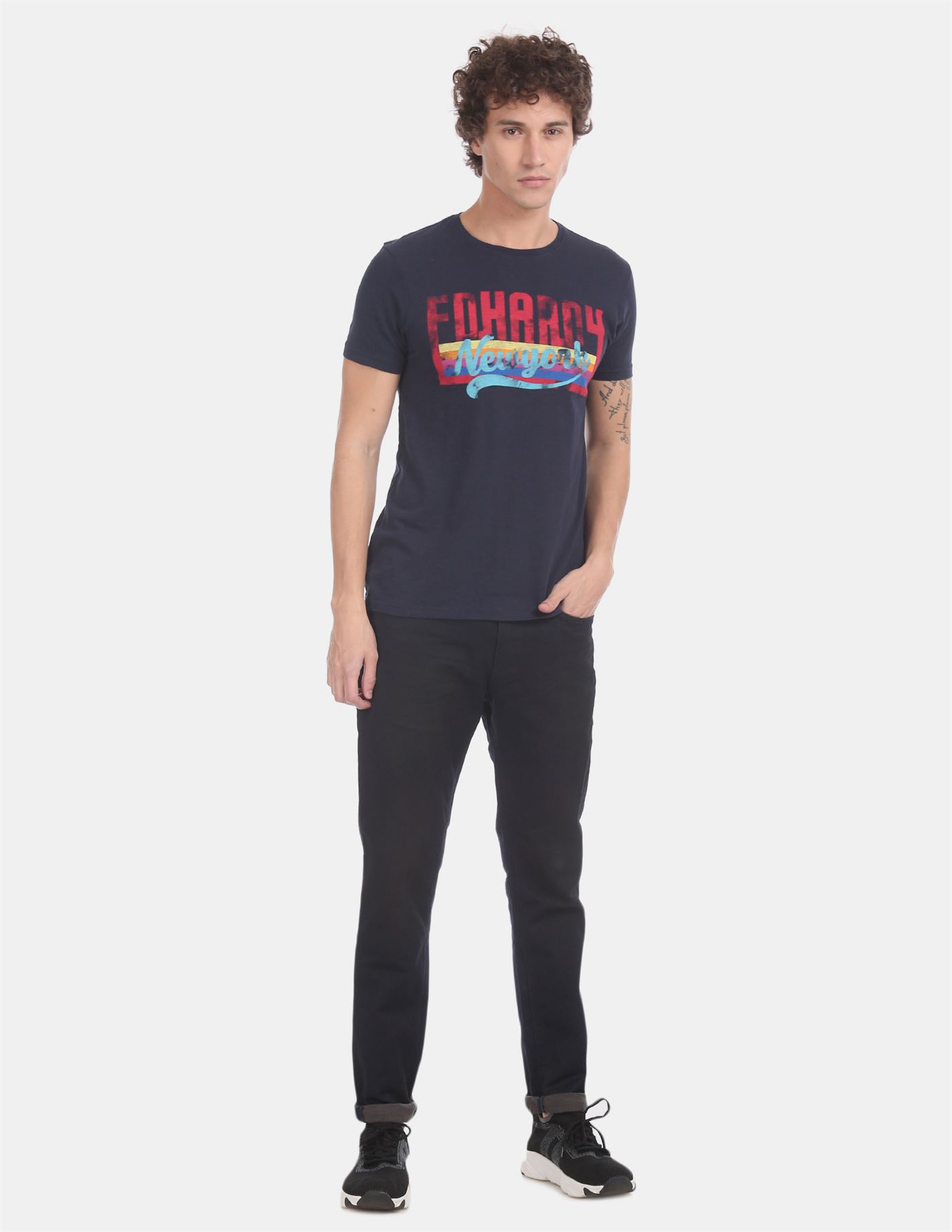 Ed Hardy Men Casual Wear Black Jeans